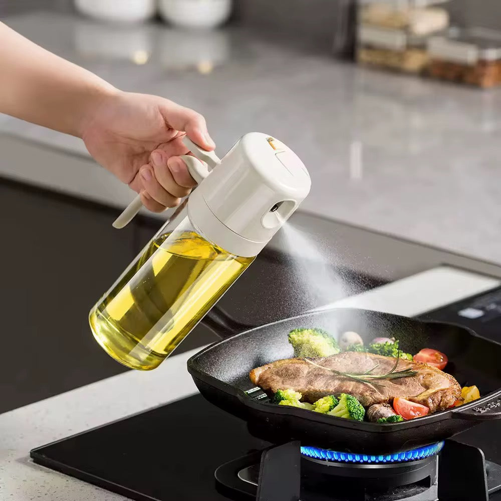 Lanphen™️ Premium Oil Sprayer Bottle – 550ml Kitchen Olive Oil Dispenser
