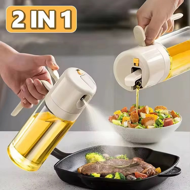 Lanphen™️ Premium Oil Sprayer Bottle – 550ml Kitchen Olive Oil Dispenser