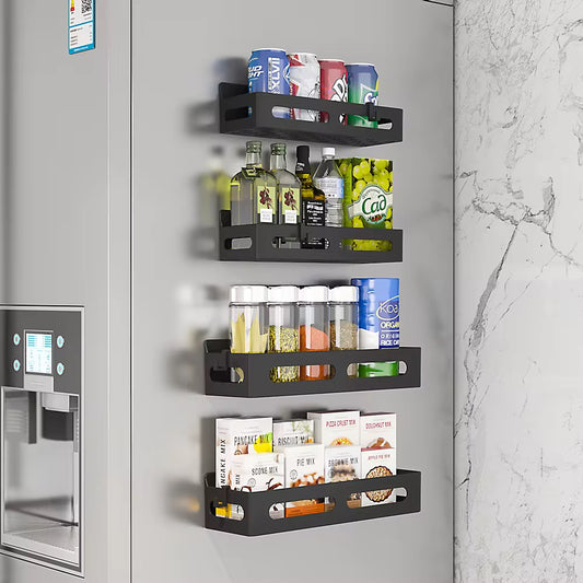 Lanphen™️ Magnetic Spice Rack Organizer – Fridge & Kitchen Storage Shelf